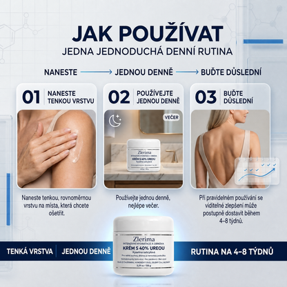 Zlerima — Pokročilý Keratolytický Krém na Drsné, Vystouplé Seboroické Keratózy